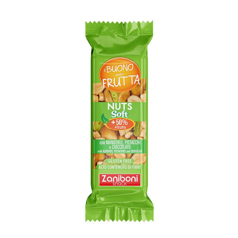 NUTS MANDORLE E PISTACCHI BARRETTE Gr35 Pz.20