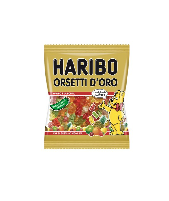 BUSTINE HARIBO ORSETTI D'ORO Gr.80
