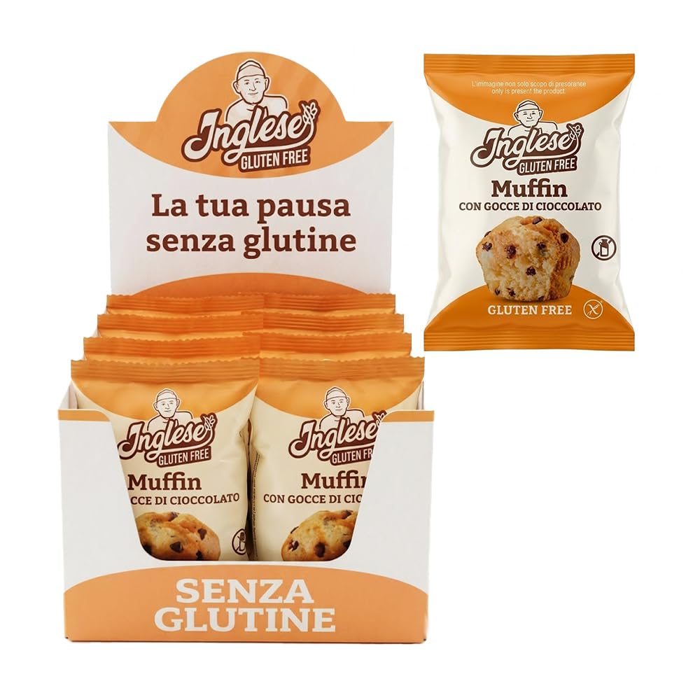 INGLESE MUFFIN GOCCE DI GIOCCOLATO SENZA GLUTINE Gr.50 Pz.8