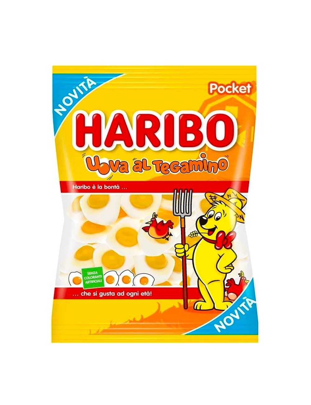 BUSTINE HARIBO UOVA AL TEGAMINO Gr.80