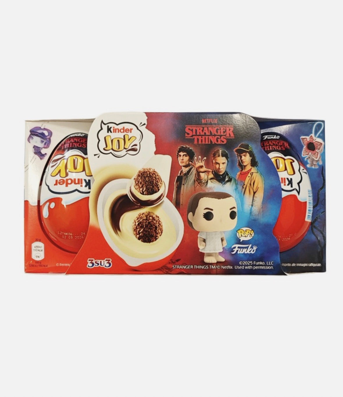 KINDER JOY TRIS STRANGER THINGS 2025