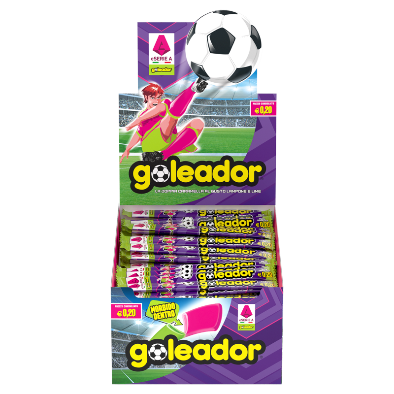GOLEADOR SERIE A LAMPONE LIME MORBIDA DENTRO Pz.200