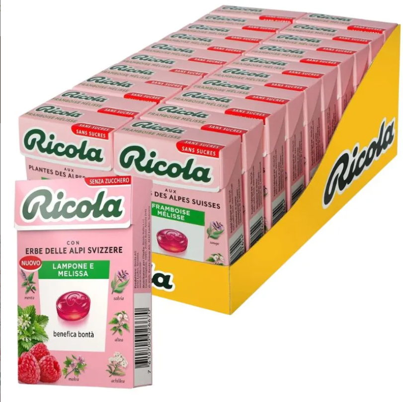 RICOLA LAMPONE E MELISSA Pz.20 NOVITA'