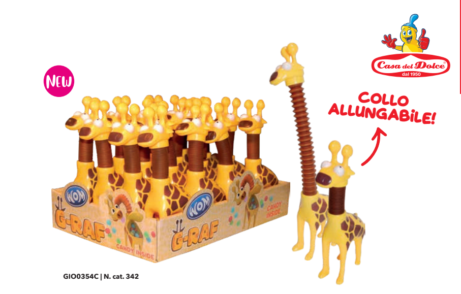 CASA DEL DOLCE GIRAFFA CANDIES Pz.16
