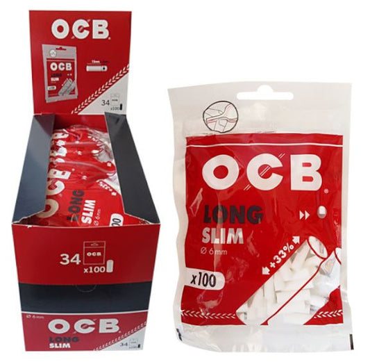 FILTRI OCB 6mm EXTRALONG BUSTE Pz.34x100