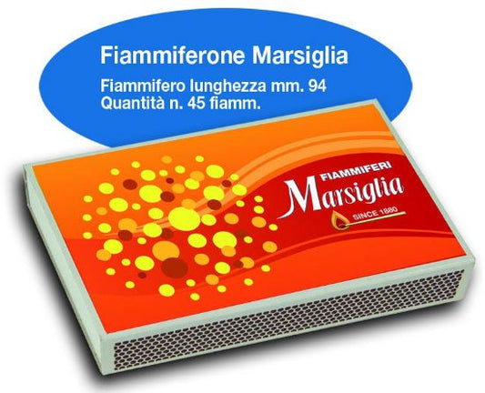 FIAMMIFERONE 9cm MARSIGLIA Pz.10
