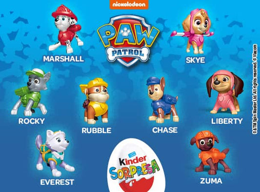 KINDER SORPRESA PAW PATROL TRIS 2024