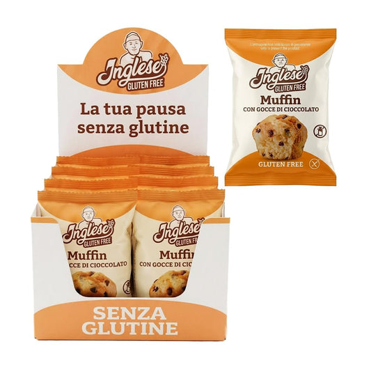 INGLESE MUFFIN GOCCE DI GIOCCOLATO SENZA GLUTINE Gr.50 Pz.8