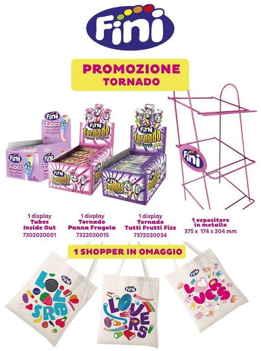 EXPO TORNADO FINI+SHOPPER OMAGGIO