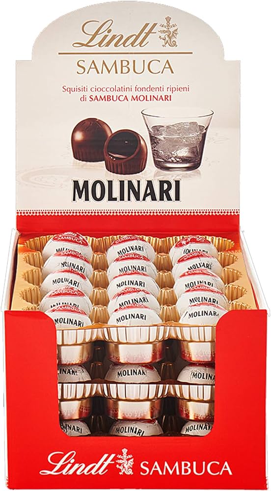 LINDT PRALINE SAMBUCA MOLINARI Pz.45