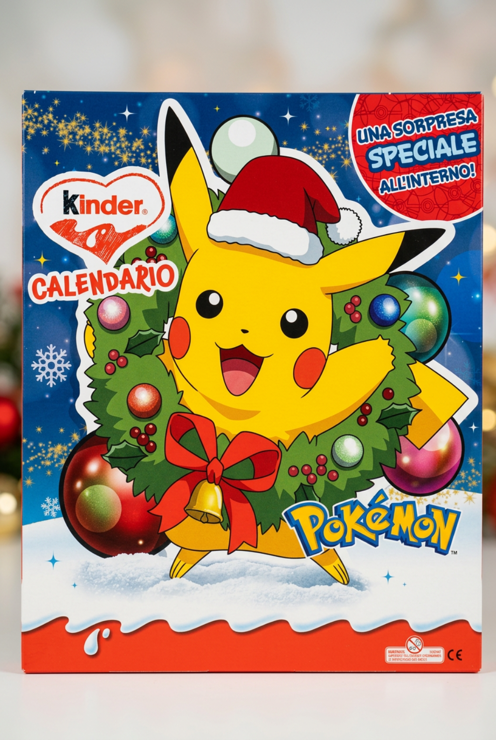 KINDER CALENDARIO DELL'AVVENTO POKEMON Gr.198