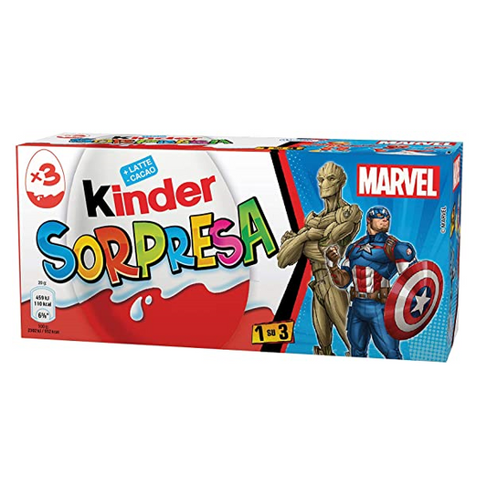 KINDER SORPRESA MARVEL TRIS 2024