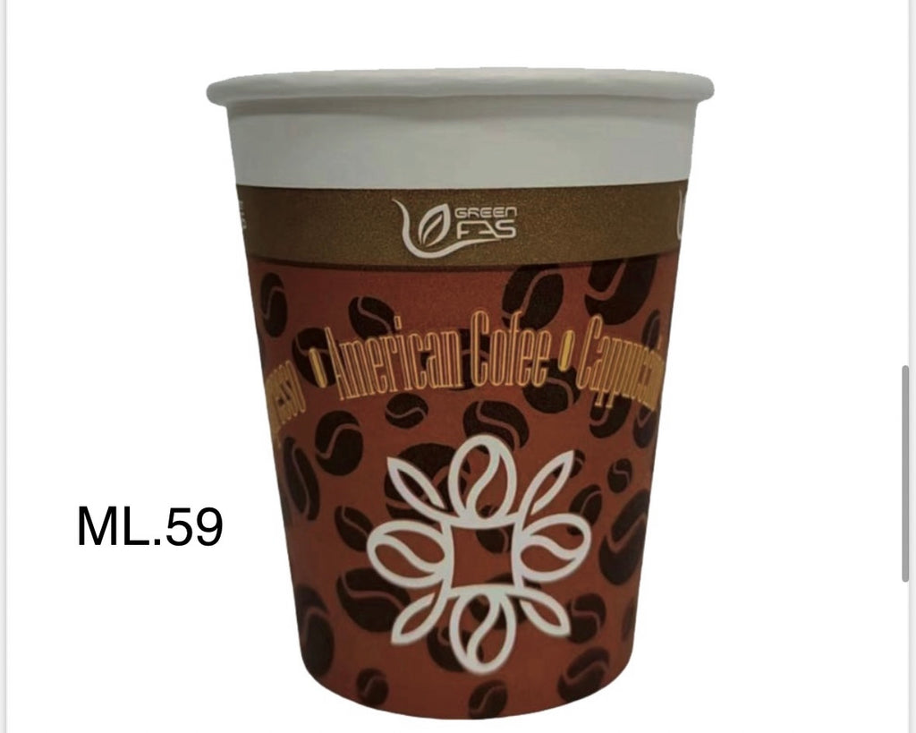 BICCHIERI CARTA CAFFE' ml.59 Pz:50 – MONINGROSS