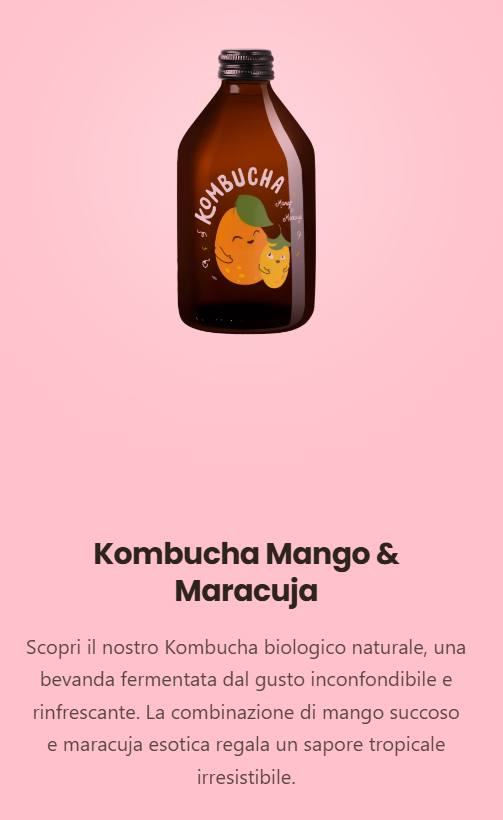KOMBUCHA MANGO & MARACUJA Pz.10