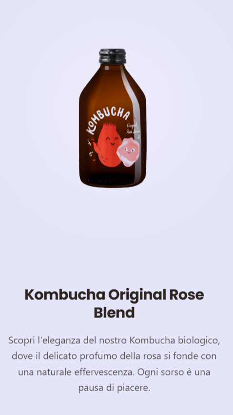 KOMBUCHA ORIGINAL ROSE BLEND Pz.10