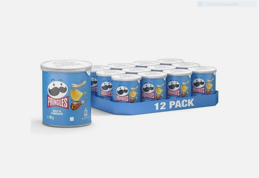 PRINGLES SALT & VINEGAR Pz.12