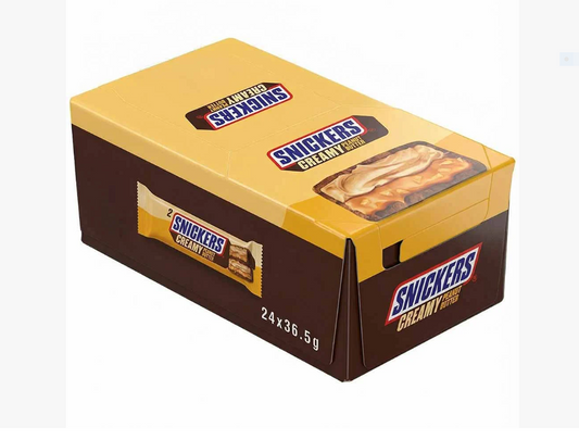 SNICKERS CREAMY PEANUT BUTTER Pz.24