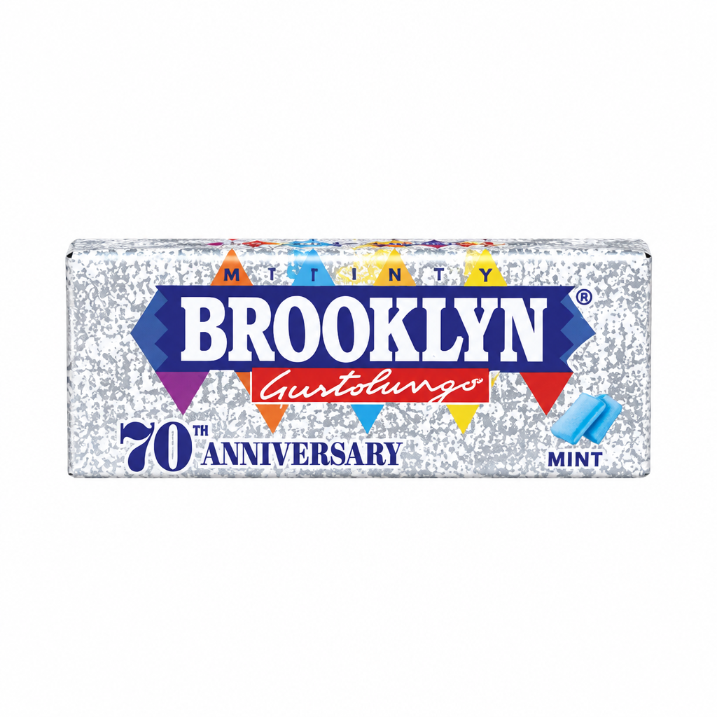 Confezione argentata Brooklyn isolata