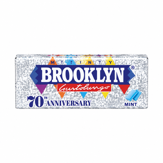 Confezione argentata Brooklyn isolata