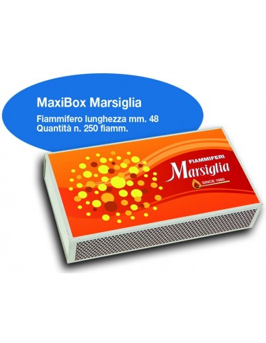 FIAMMIFERI MARSIGLIA MAXI BOX Pz.10