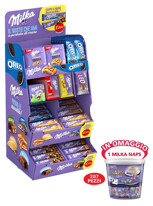 MILKA & OREO EXPO Pz.308+ OMAGGIO 1 MILKA NAPS Kg.1