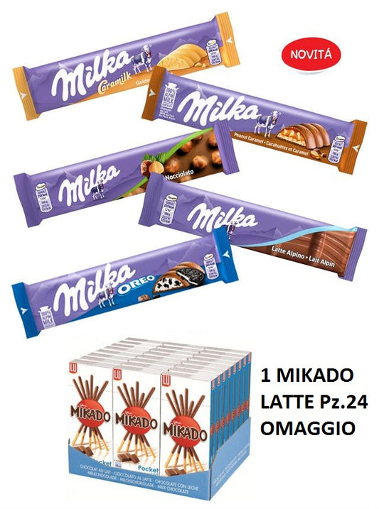 COMBO MILKA Pz.168 +1 MIKADO LATTE OMAGGIO Pz.24