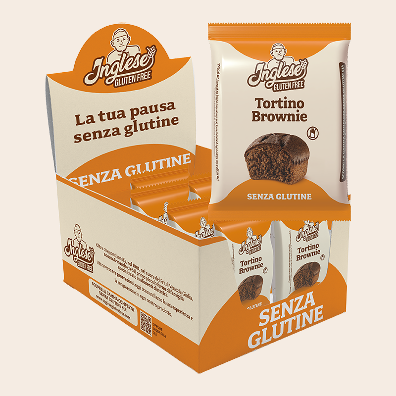 INGLESE TORTINO BROWNIE SENZA GLUTINE Gr.40 Pz.7