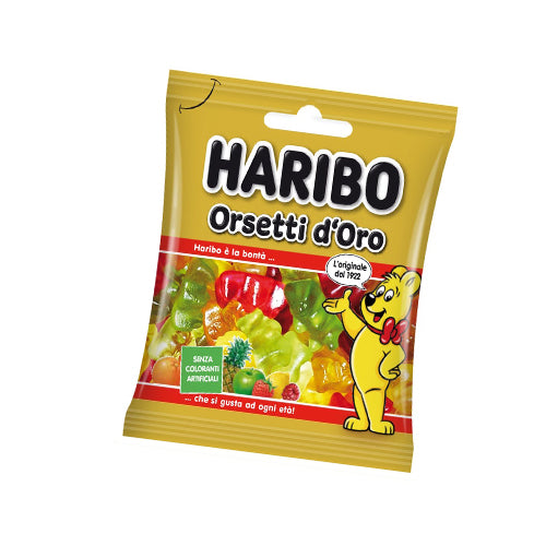 BUSTINE HARIBO ORSETTI D'ORO Gr.100